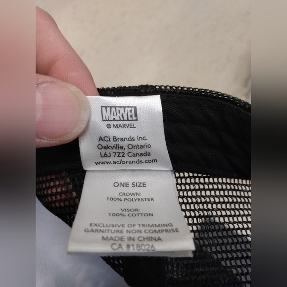 Punisher Marvel Superhero Comic Comics Authentic Mesh Trucker Cap Hat - Picture 7 of 10